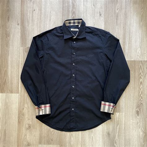 burberry blue check t shirt|burberry button up shirt.